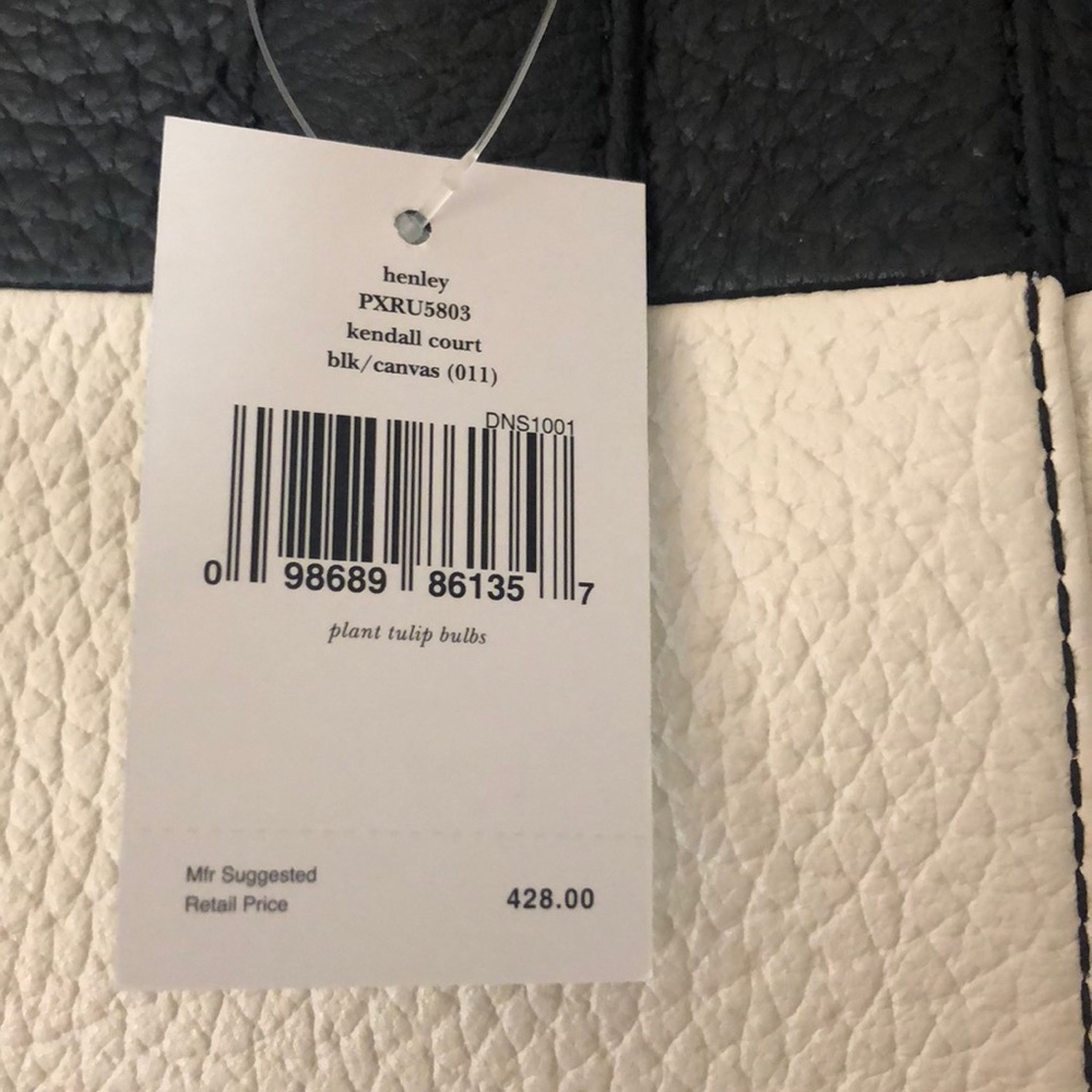 NWT Kate Spade Kendall Court Black and Cream Bag - Picture 3 of 6